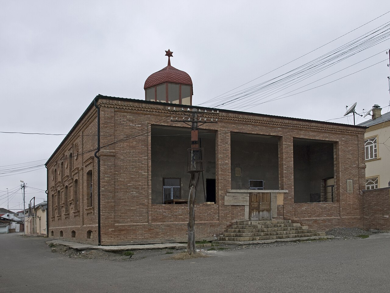 Synagogue in Quba (Krasnaya Sloboda), Azerbaijan, the main settlement of the Mountain Jews